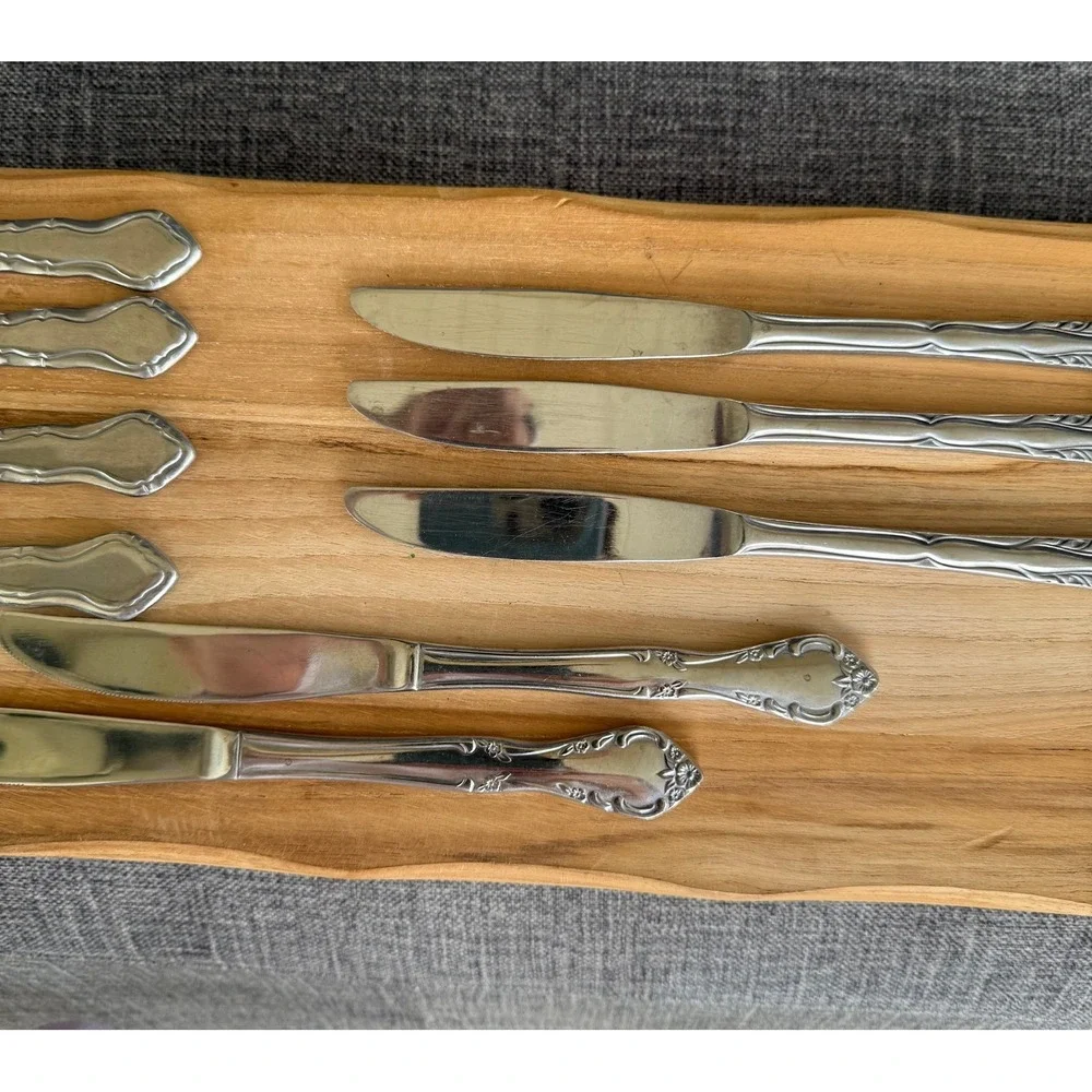Kitchen butter knifes, Misc, Stainless Steel, Lot of 9